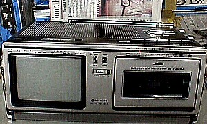 Hitachi K-2300 5 Inch 3 Band Radio Cassette Player Portable Black